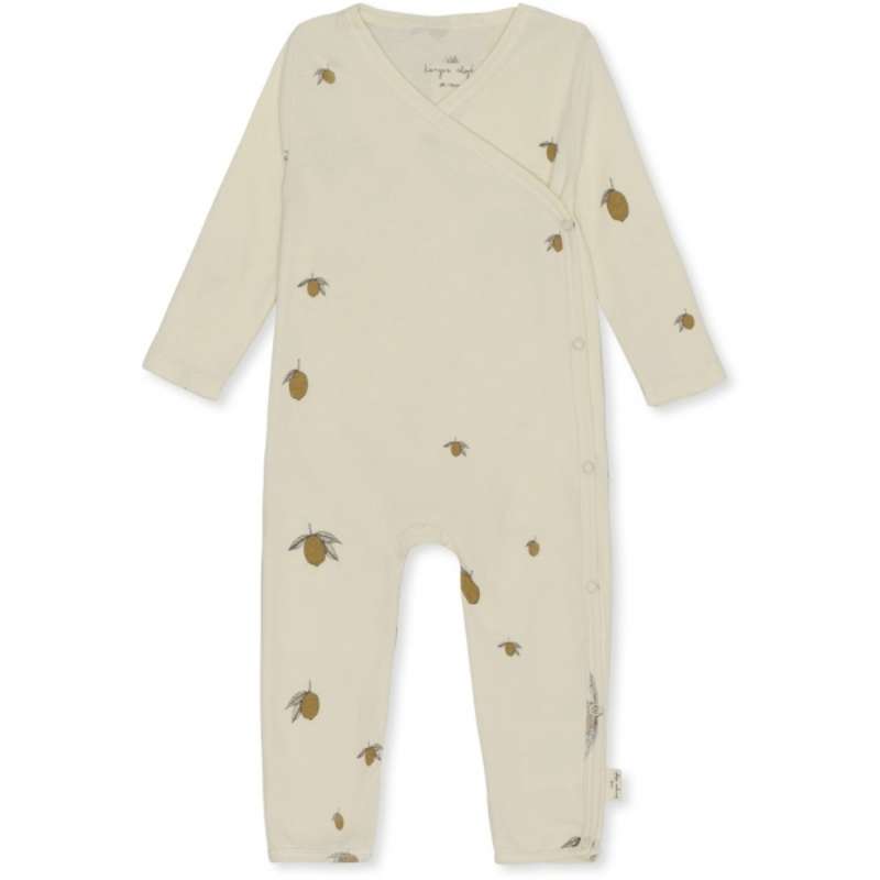Konges Sløjd Newborn Onesie GOTS - LEMON