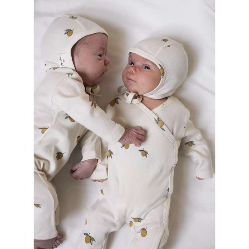Konges Sløjd Newborn Onesie GOTS - LEMON
