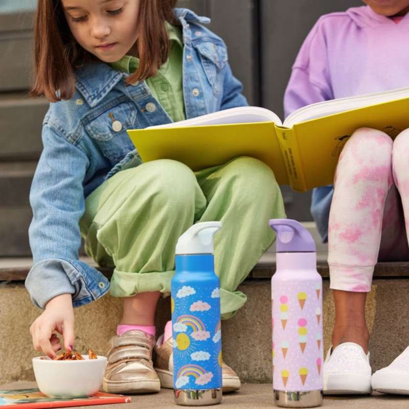 Klean Kanteen Kid Classic Termodrikkedunk - Kid SportCap - 355ml - Ice Cream