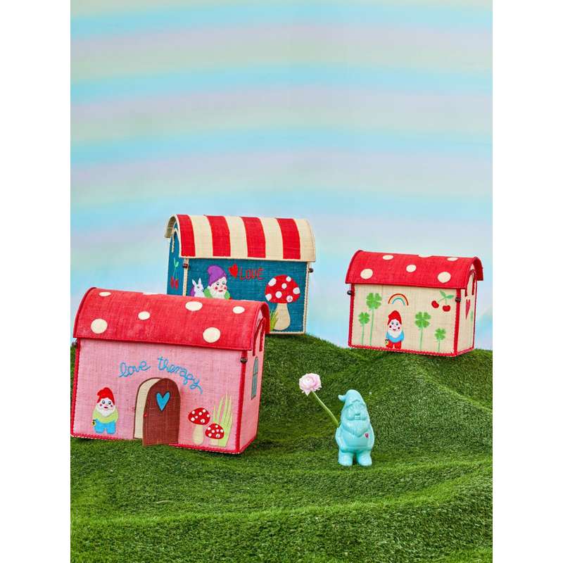 RICE Raffia Opbevaringshus - Love Therapy - Stor