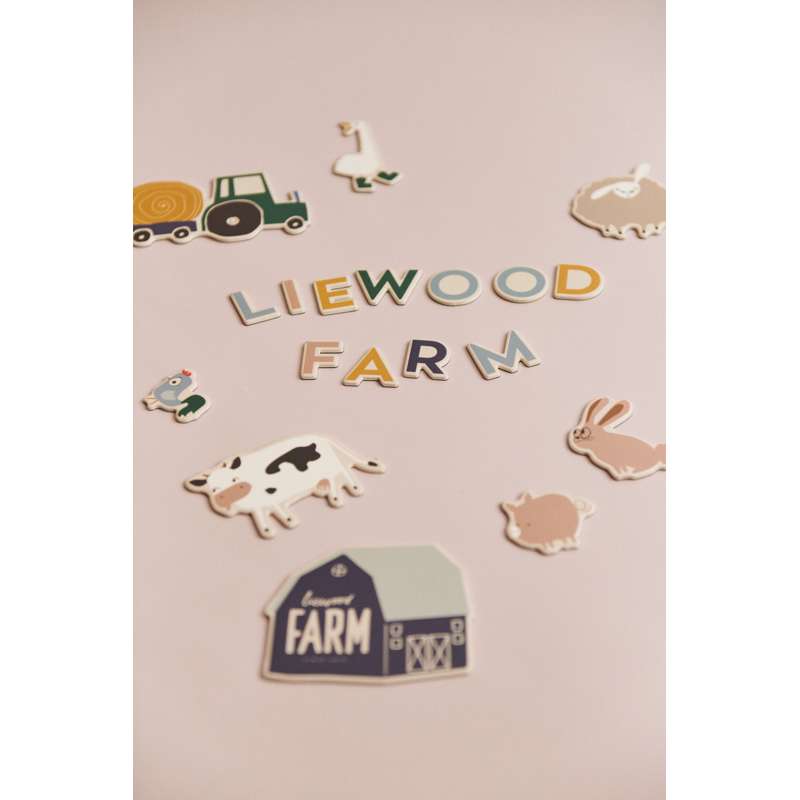 Liewood Vento Farmlife Magnets - Farmlife/Sandy