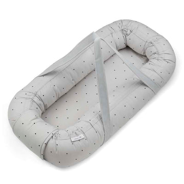 Liewood Gro Babynest/-lift - Classic Dot/Dumbo Grey