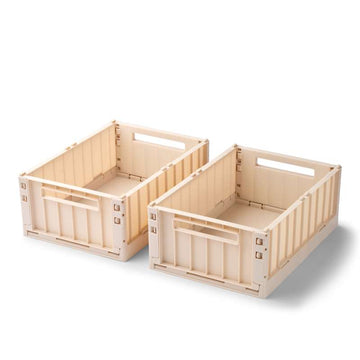 Liewood Weston Opbevaringsboks - 2-pak - Medium - Apple Blossom