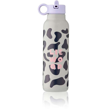 Liewood Falk Drikkeflaske - Rustfrit Stål - 500ml - Mega Leo Mist