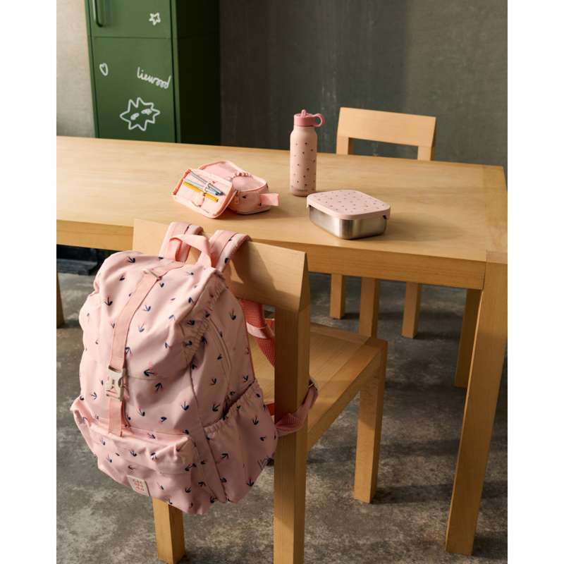 Liewood Falk Drikkeflaske - Rustfrit Stål - 350ml - Mini Cherry Heart/Rosey