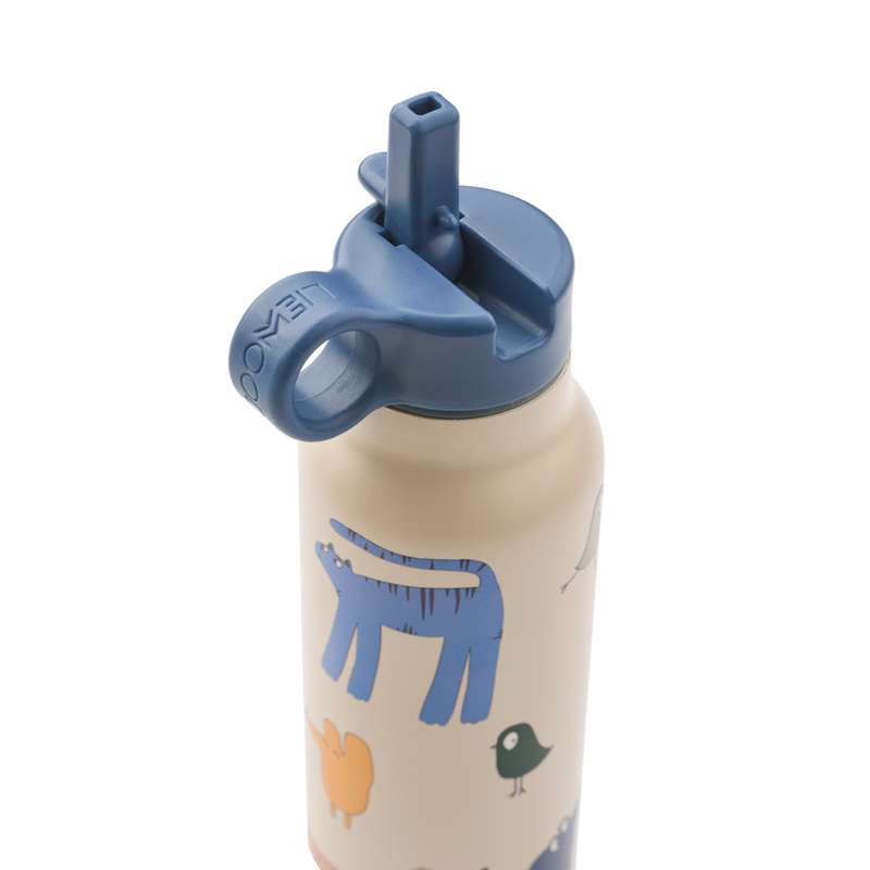 Liewood Falk Drikkeflaske - Rustfrit Stål - 350ml - Imagine/Sandy
