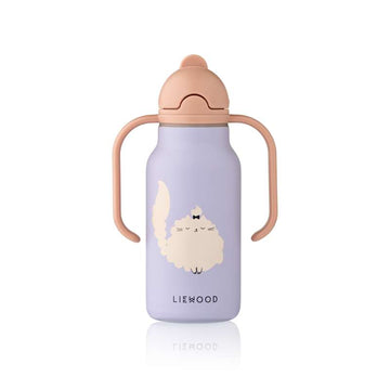 Liewood Kimmie Drikkeflaske - Rustfrit Stål - 250ml - Cat/Warm Lilac