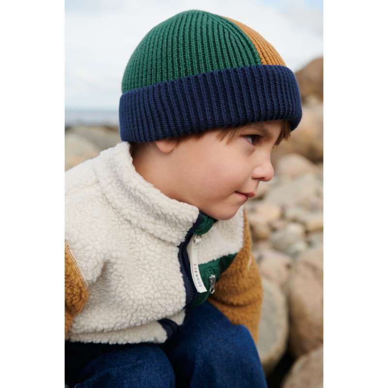 Liewood Nolan Fleecejakke - Classic Navy/Multi Mix