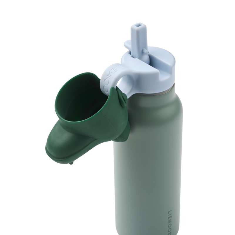 Liewood Falk Drikkeflaske - Rustfrit Stål - 350ml - Crocodile - Peppermint/Garden Green