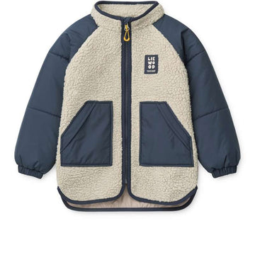 Liewood Runa Jakke - Mist/Classic Navy
