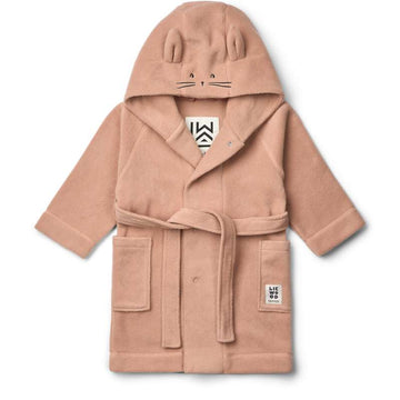 Liewood Minik Rabbit Fleece Badekåbe - Pale Tuscany