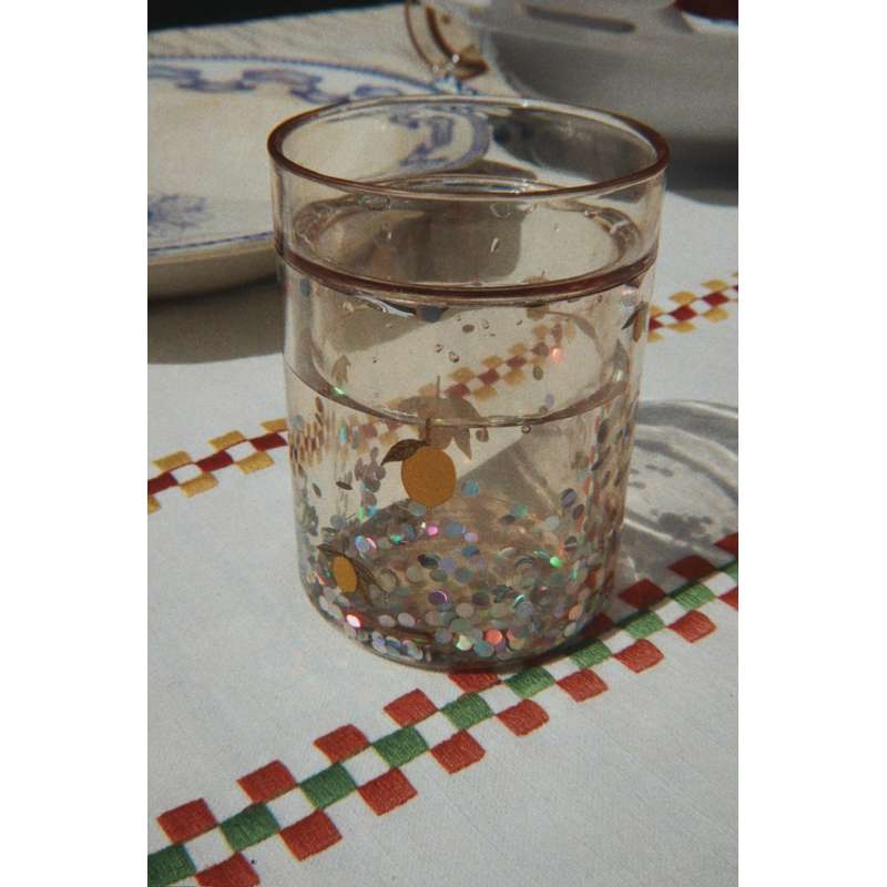 Konges Sløjd Glitter Kopper - 2-pak - Lemon