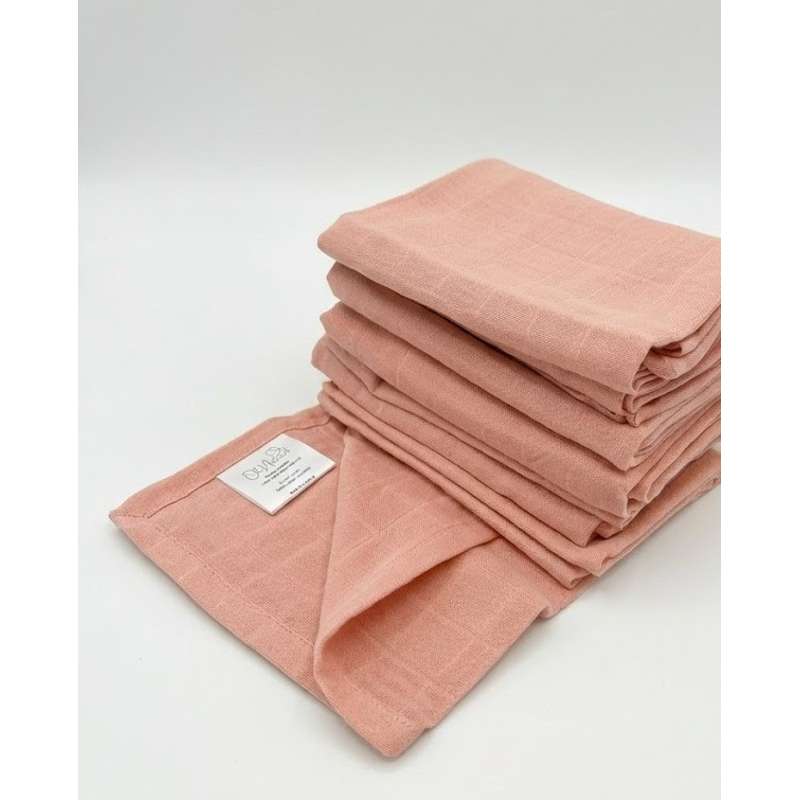 Oh'Naturel Økologiske Stofbleer - 10-pak - Rose