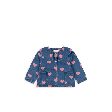 Konges Sløjd Magot Denim Bluse - GOTS - Bon Coeur Pink