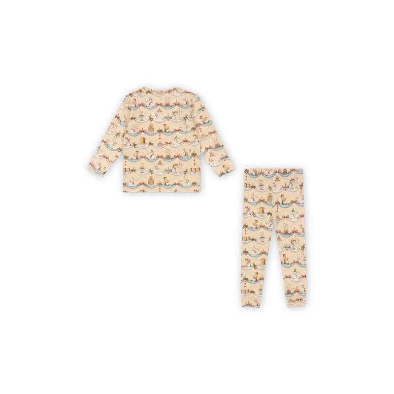 Konges Sløjd Basic Bluse/Buksesæt - GOTS - Sugar Pie