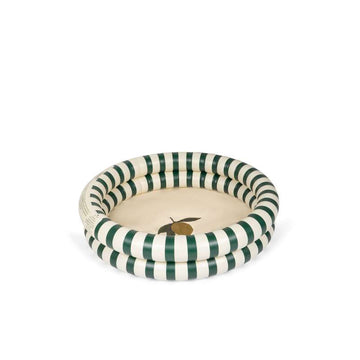 Konges Sløjd Badebassin - 2 Ringe - Small - Green Stripe