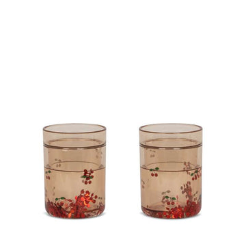 Konges Sløjd Glitter Kopper - 2-pak - Cherry