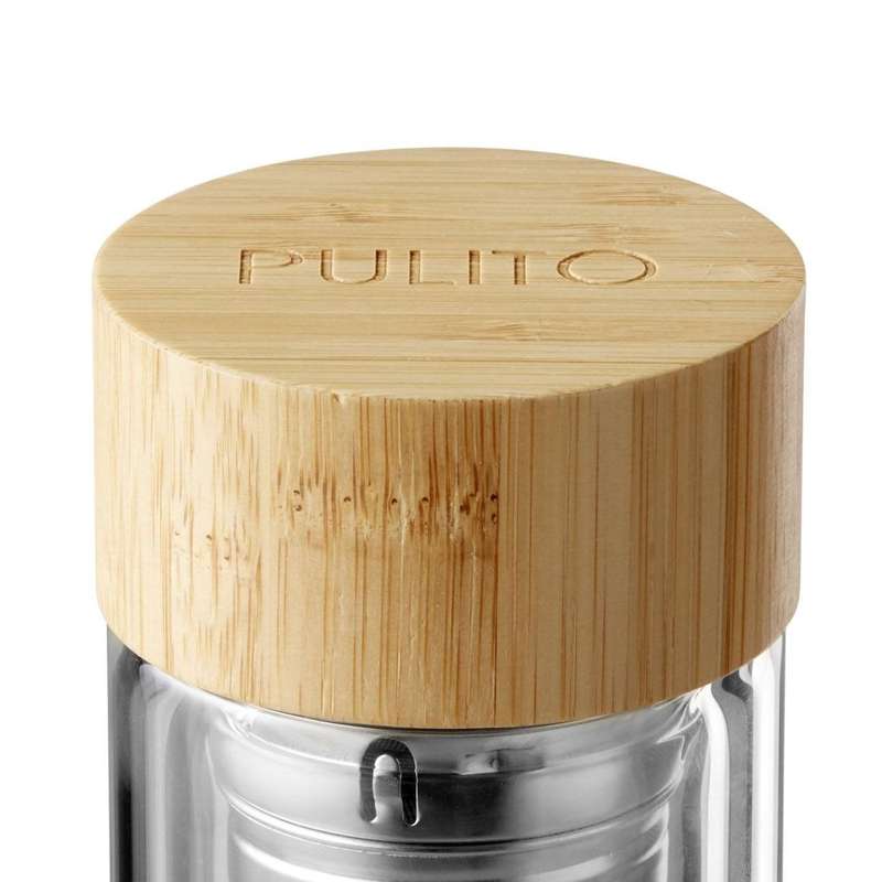 Pulito PureTeaMug Termoflaske i Glas - m. Tesi - 500ml
