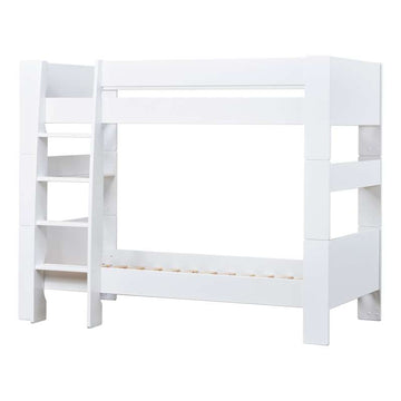 Hoppekids PURE - Køjeseng - 90x200 cm - Hvid