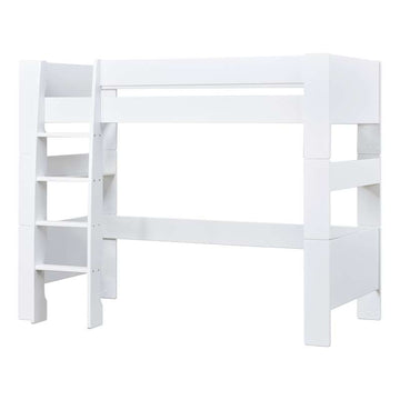 Hoppekids PURE - Højseng - 90x200 cm - Hvid