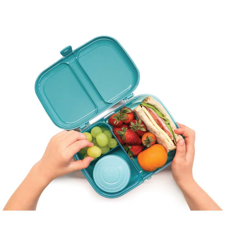 Sistema Ocean Bound Madkasse - Ribbon Lunch To Go - 1.1L - Teal Stone