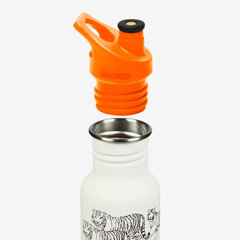 Klean Kanteen Classic Drikkedunk - Kid SportCap - 355ml - Tigers