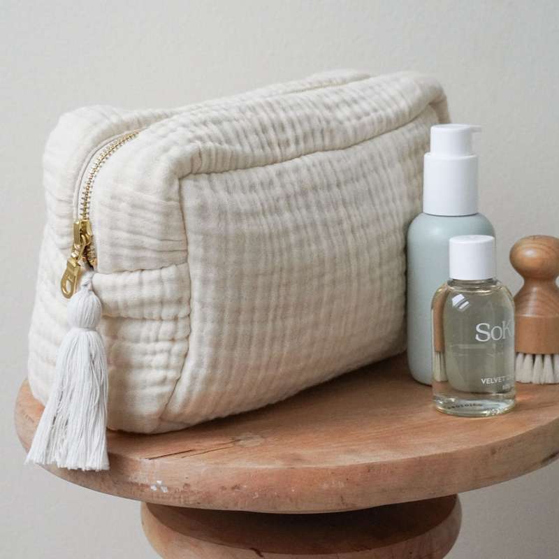 Cam Cam Copenhagen Muslin Toilettaske - OCS - Antique White