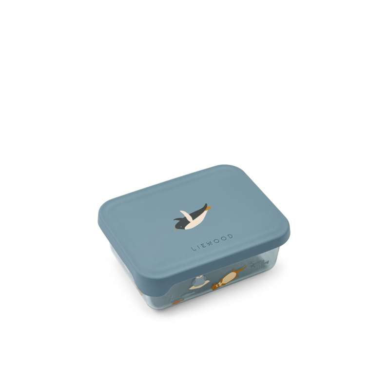 Liewood Ako Tritan Snackboks - Arctic Sea/Ocean View