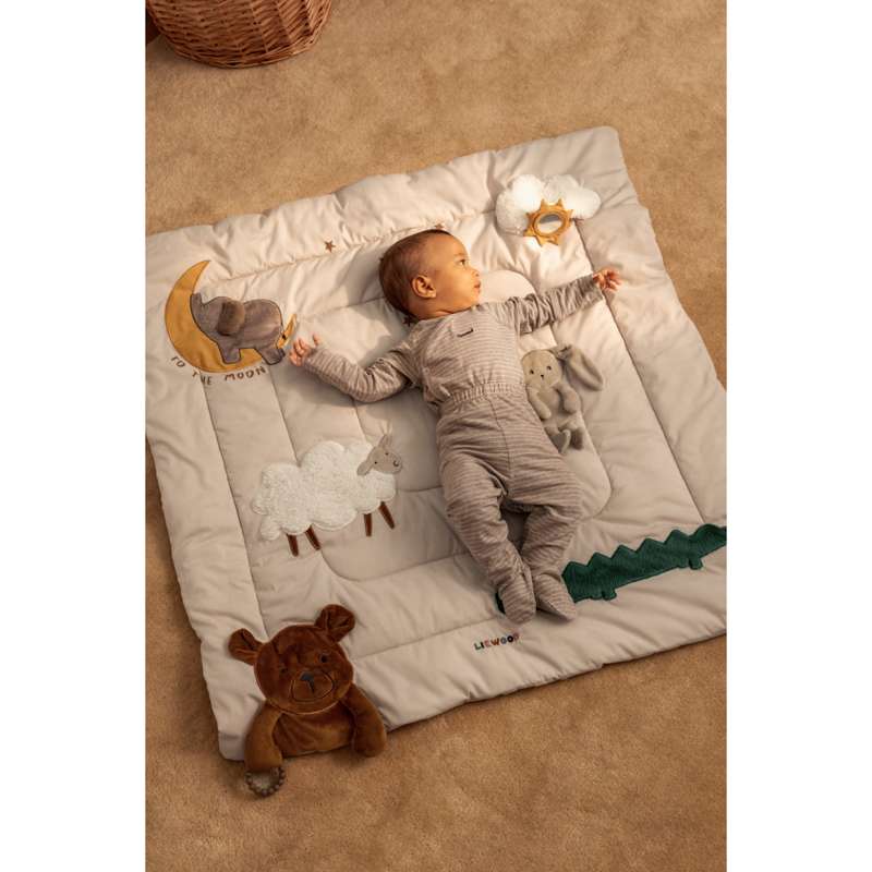 Liewood Bernet Classic Activity Blanket - Sandy Multi Mix