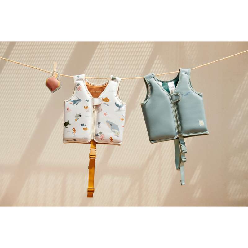 Liewood Dove Badevest - Sea Creature/Sandy