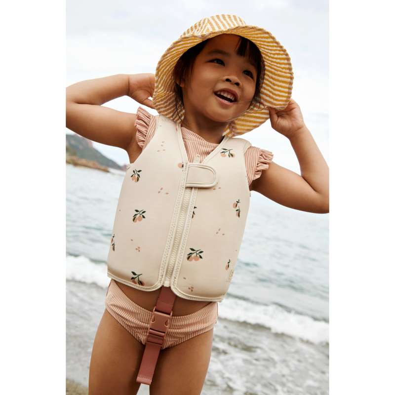 Liewood Dove Badevest - Peach/Sea Shell