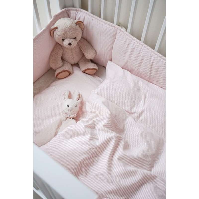Cam Cam Copenhagen Sengetøj - Junior - GOTS - Classic Stripes Rose