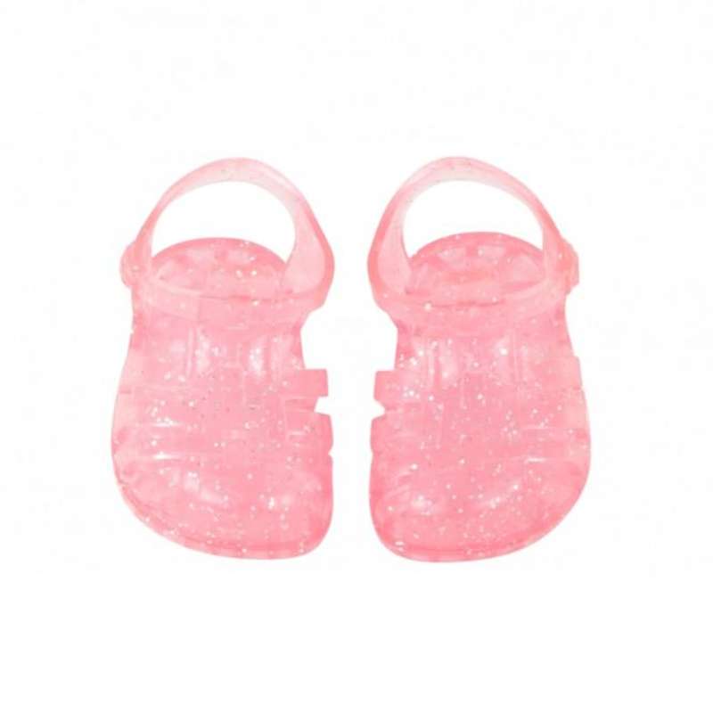 Götz Dukketøj, sandaler i pink med glimmer - 27-33 cm