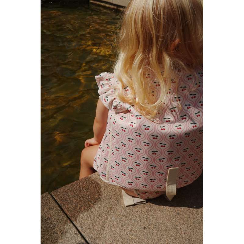 Konges Sløjd Avery Neopren Badevest - Cherry Pink Motif