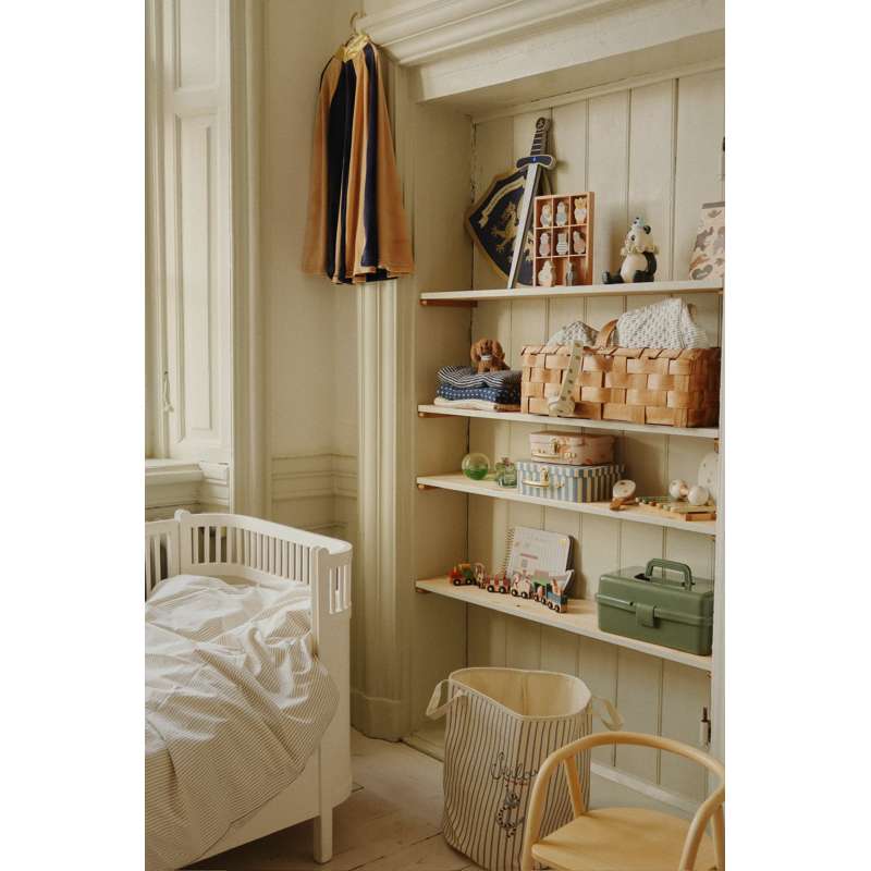 Konges Sløjd Sengetøj - Baby - Strandshavet - GOTS - Stripe Bluie