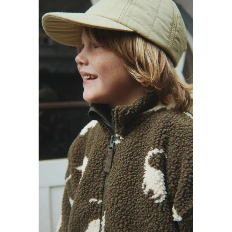 Konges Sløjd Jody Teddy Jakke - GRS - Dino Silhouette