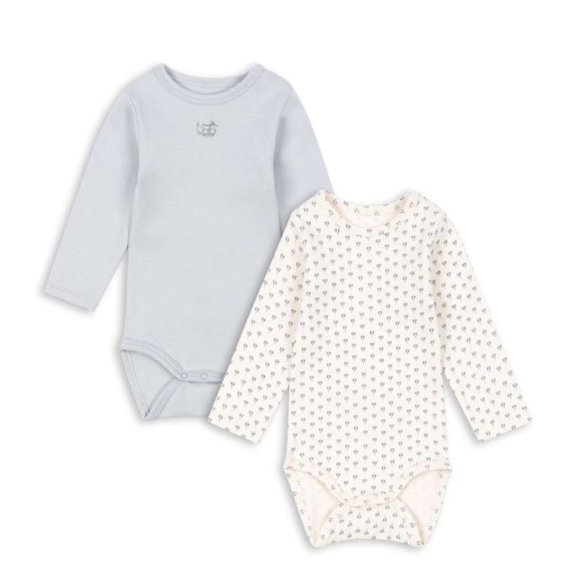 Fanga Fontana Bello Body - Langærmet - 2-pak - OCS - Blue Mix