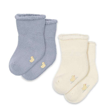 Fanga Fontana Vicino Sokker - Plys - 2-pak - Gray Dawn