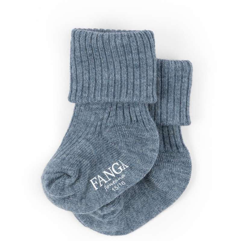 Fanga Fontana Lana - Sokker - Tynde - Strik - Ashley Blue