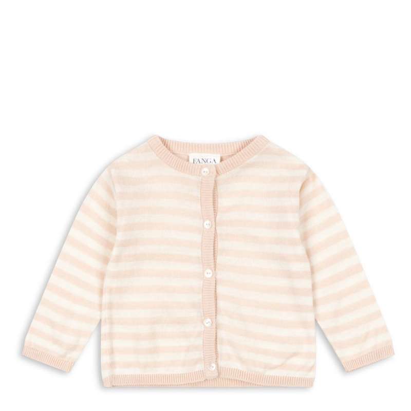 Fanga Fontana Venti Cardigan - Strik - GOTS - Cameo Rose