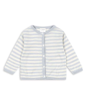 Fanga Fontana Venti Cardigan - Strik - GOTS - Gray Dawn