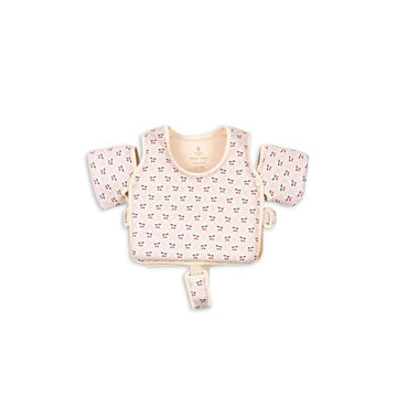 Konges Sløjd Hollis Neopren Badevest m. Vinger - Cherry Pink Motif