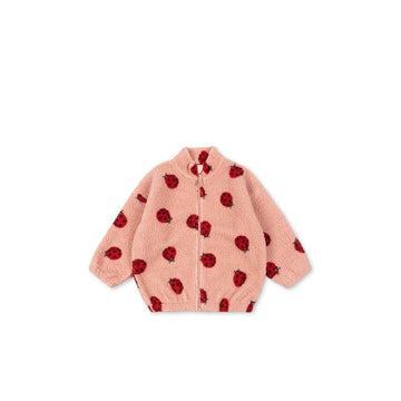 Konges Sløjd Jody Teddy Jakke - GRS - Ladybug Pink