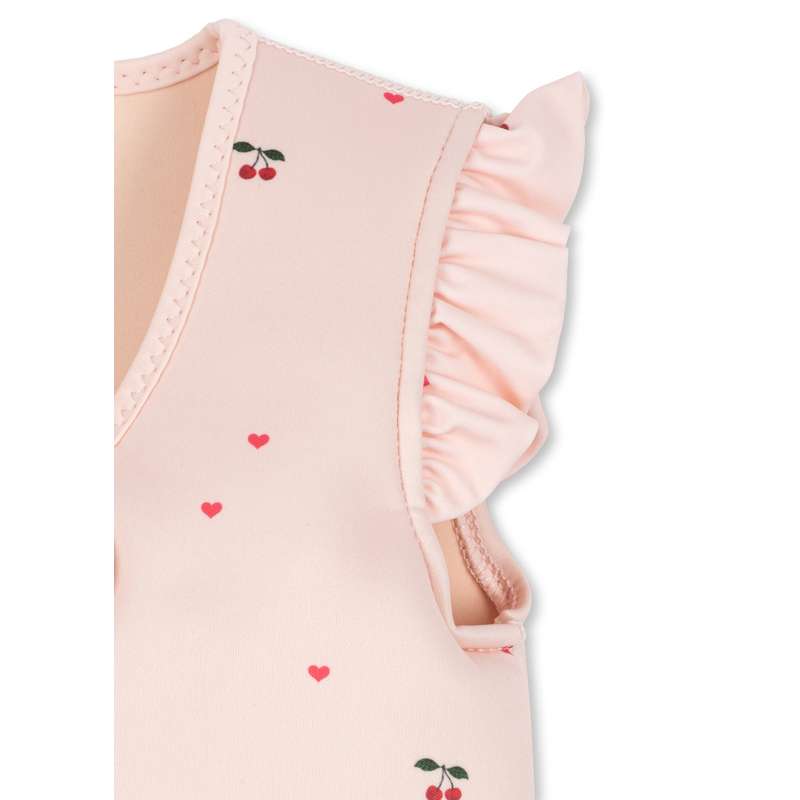 Konges Sløjd Avery Neopren Badevest - Cherry Coeur Rose