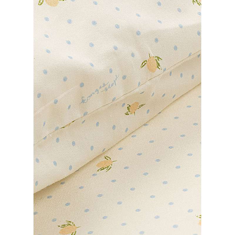 Konges Sløjd Sengetøj - Baby - GOTS - Lemon Dot