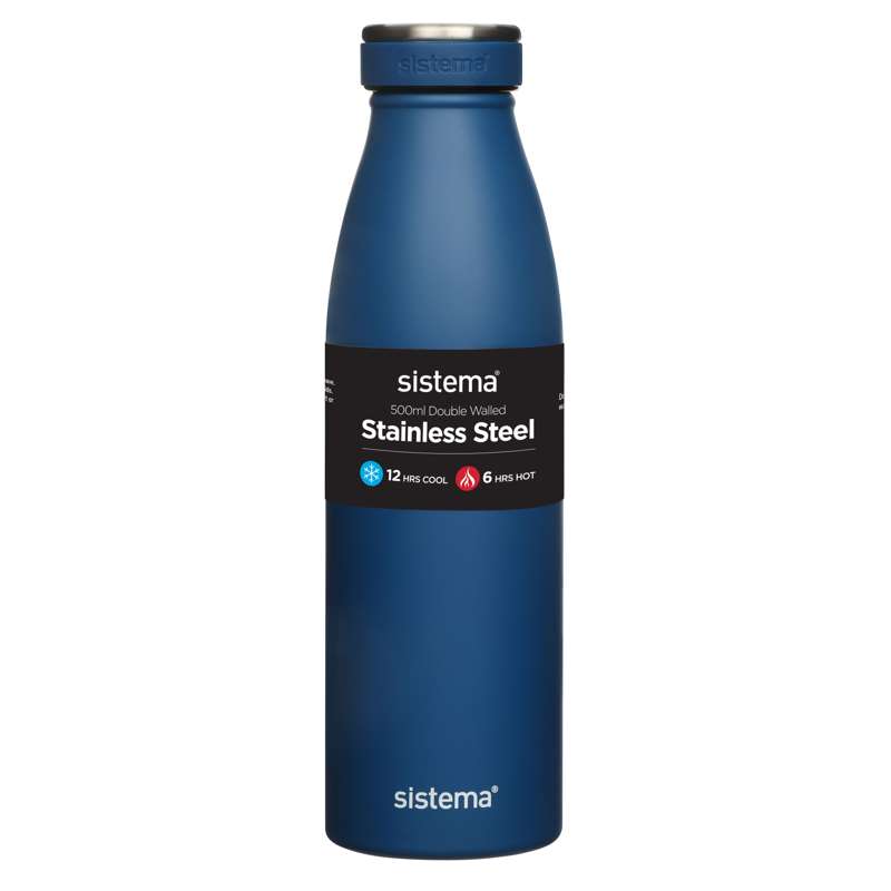 Sistema Termoflaske - Rustfrit Stål - 500ml - Ocean Blue
